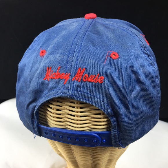 Vintage 90s Mickey Mouse Disney Snapback Cap - Picture 4 of 8